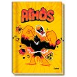 Caderno amarelo A5 do Athos - capa dura, 80 páginas