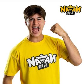 T-shirt amarela do Natan - NOVIDADE!