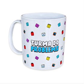 Caneca das carinhas da Turma do Problems