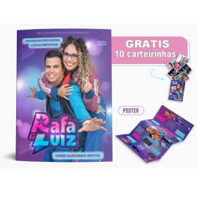 Caderneta Cromos Rafa & Luiz + 10 carteirinhas (50 cromos)