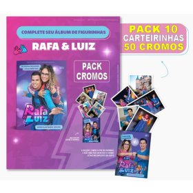 Pack 10 carteirinhas de cromos Rafa & Luiz (50 cromos)