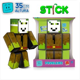 Boneco articulado Stick 35cm