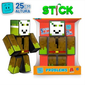 Boneco articulado Stick 25cm