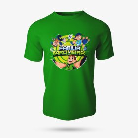 T-shirt verde da Familia Arqueira